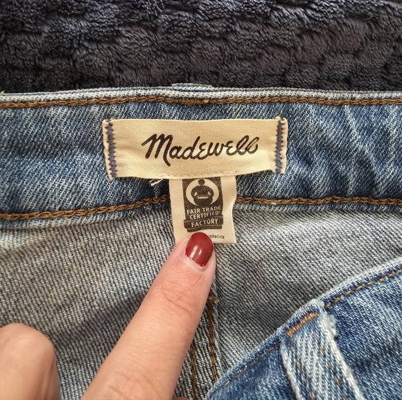 Madewell The Curvy Perfect Jean Shorts Size 18W - Picture 3 of 5